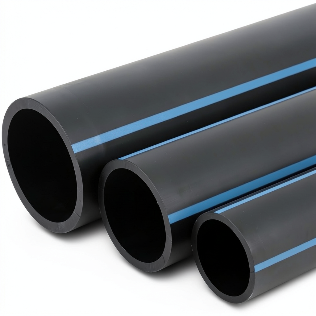 أنابيب HDPE الوطني ضغط 6 بار قطر 500 مم سمك 14.6 مم لون أسود