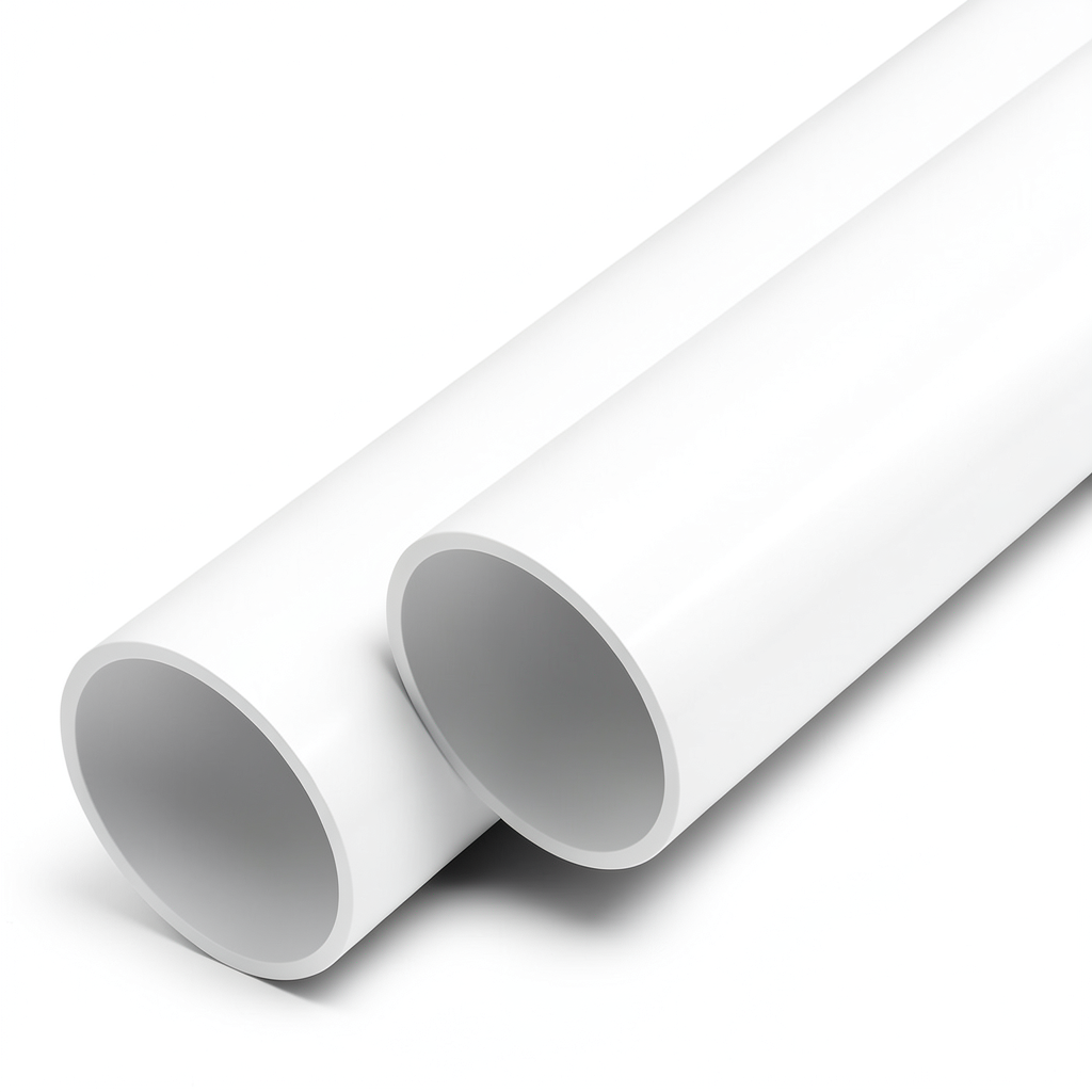 مواسير UPVC ضغط 16 بار قطر خارجي 250 مم سمك 14.8 مم لون أبيض