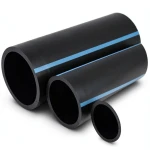 NPF HDPE Pipes High Pressure 6 Bar, Diameter 560 mm, Thickness 16.4 mm, Black