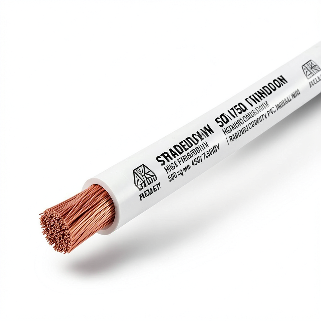 Stranded Wire 500 sq mm 450/750 V Copper Conductor PVC Insulation White | Riyadh Cables Group