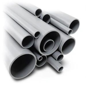 أنابيب UPVC جدول 80 مقاس 3 إنش سمك 7.62 مم لون رمادي