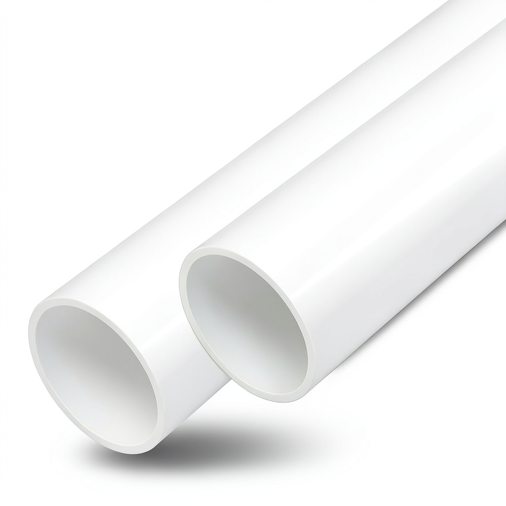 مواسير UPVC ضغط 16 بار قطر خارجي 355 مم سمك 21.1 مم لون أبيض