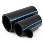 NPF HDPE Pipes Pressure 6 Bar Diameter 710 mm Thickness 20.7 mm Black