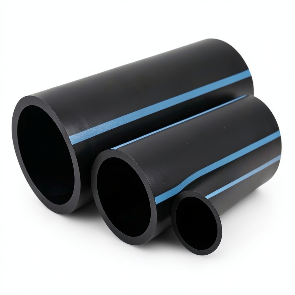 أنابيب HDPE الوطني ضغط 6 بار قطر 710 مم سمك 20.7 مم لون أسود