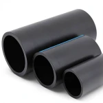 NPF HDPE Pipes Pressure 10 Bar Outside Diameter 25 mm Thickness 1.5 mm Black