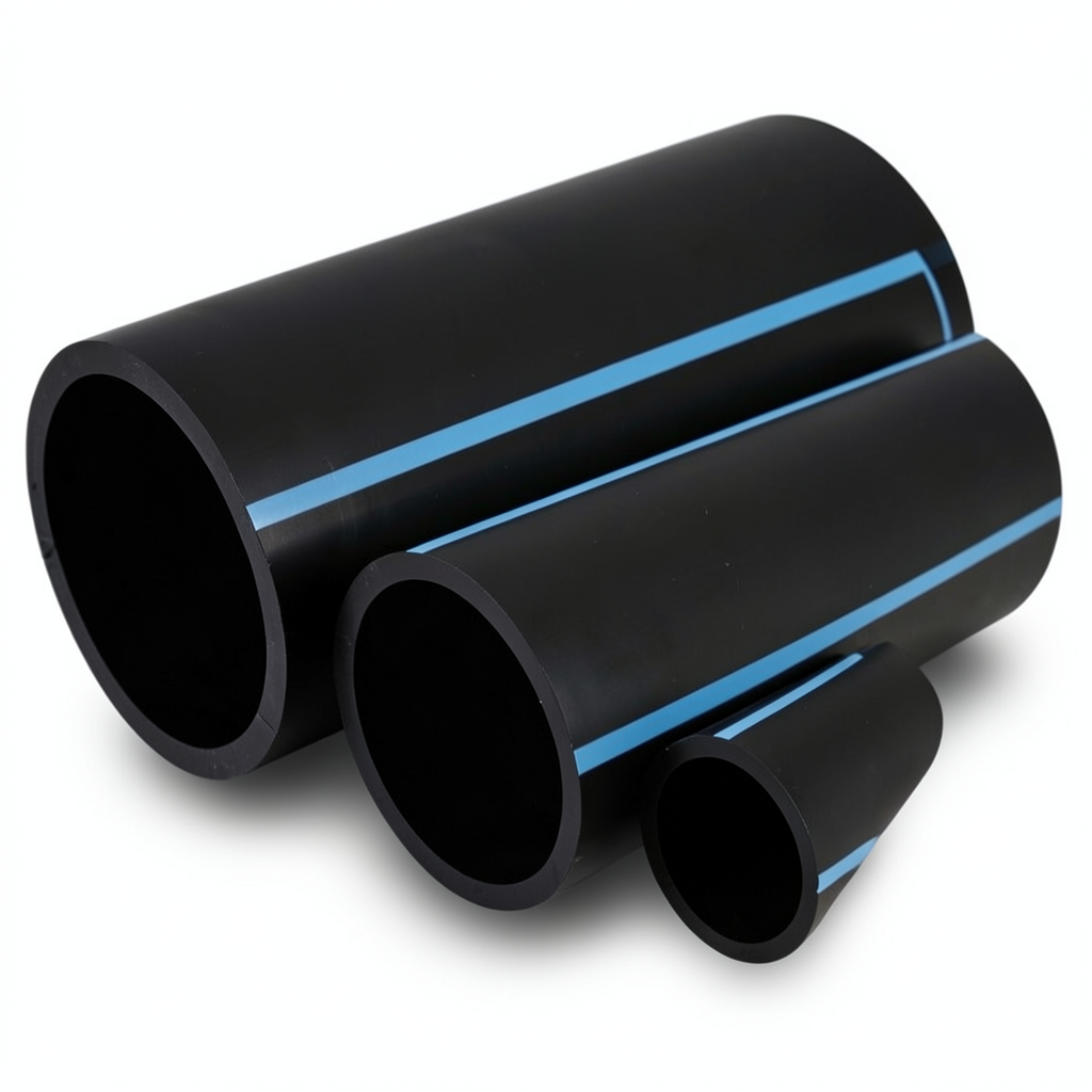 NPF HDPE Pipes Pressure 10 Bar Diameter 32 mm Thickness 1.8 mm Black