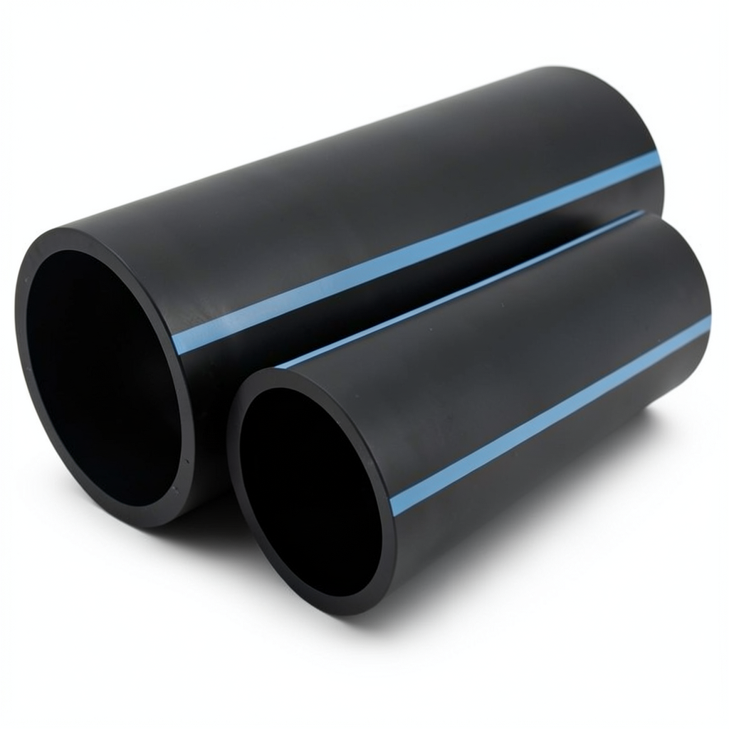 NPF HDPE Pipes Pressure 10 Bar Diameter 40 mm Thickness 1.9 mm Black