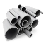 أنابيب UPVC جدول 80 مقاس 6 إنش سمك 10.97 مم لون رمادي