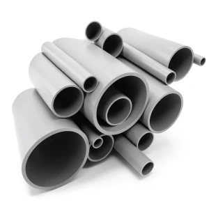 أنابيب UPVC جدول 80 مقاس 6 إنش سمك 10.97 مم لون رمادي