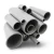 UPVC Pipes Schedule 80 Size 8 inch Thickness 12.7 mm Gray - Image 1
