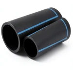 NPF HDPE Pipes High Pressure 10 Bar, Diameter 50 mm, Thickness 2.4 mm, Black
