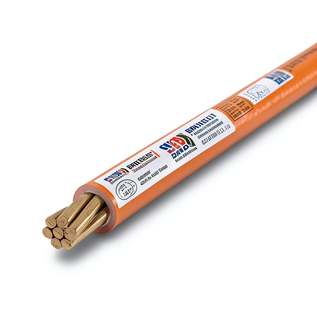 Stranded Single Electric Wire 630mm2 450/750V Copper Conductor PVC Insulated Orange | Riyadh Cables Group