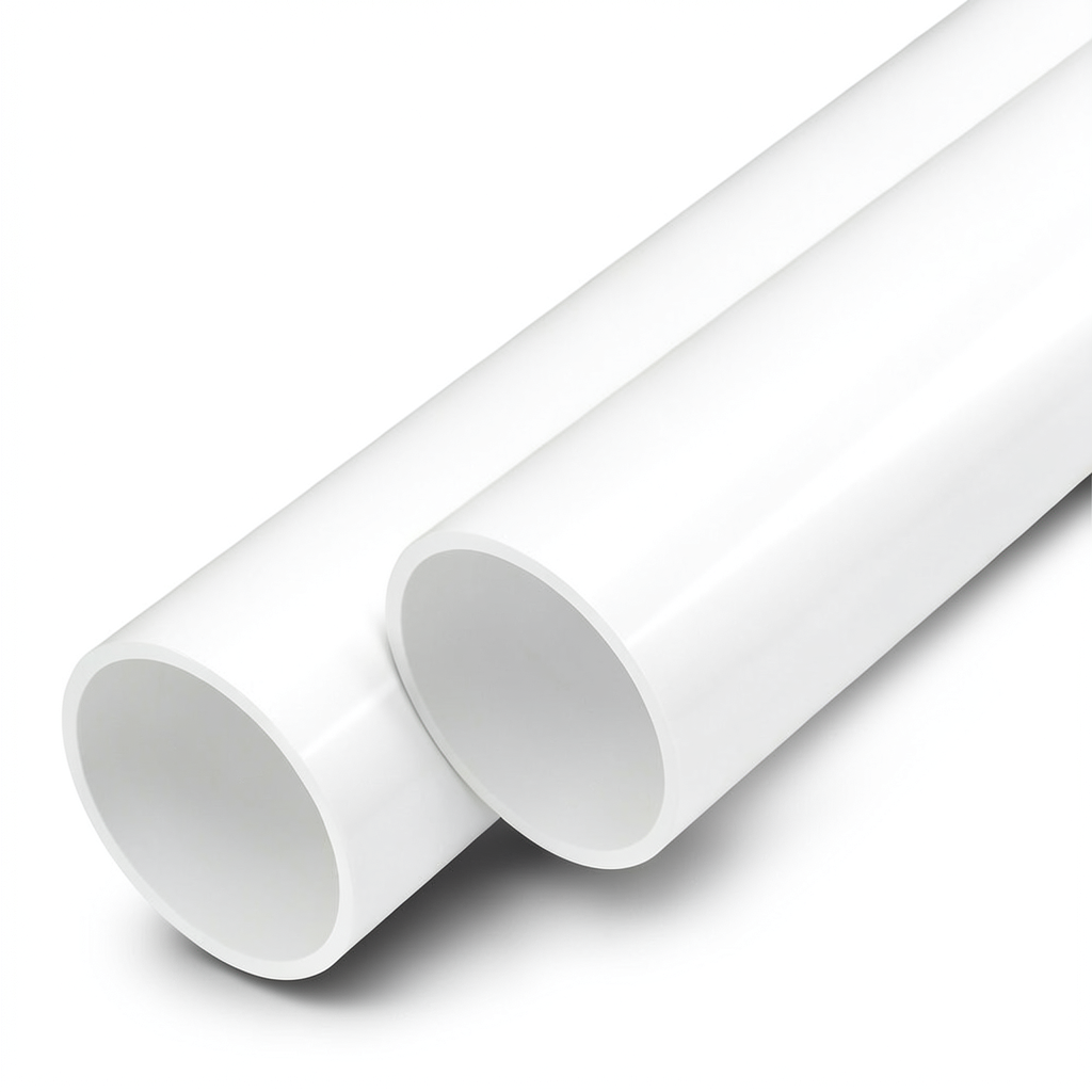 أنابيب UPVC ضغط 16 بار قطر خارجي 50 مم سمك 3.7 مم لون أبيض
