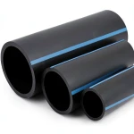 NPF HDPE Pipes High Pressure 10 Bar, 75 mm Diameter, 3.6 mm Thickness, Black