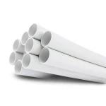 انابيب UPVC ضغط 6.9 بار مقاس 8 إنش سمك 5.33 مم لون أبيض