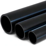 NPF HDPE Pipes Pressure 10 Bar Outside Diameter 110 mm Thickness 5.3 mm Black