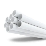 انابيب UPVC ضغط 8.6 بار مقاس 1 1/2 إنش سمك 1.52 مم لون أبيض