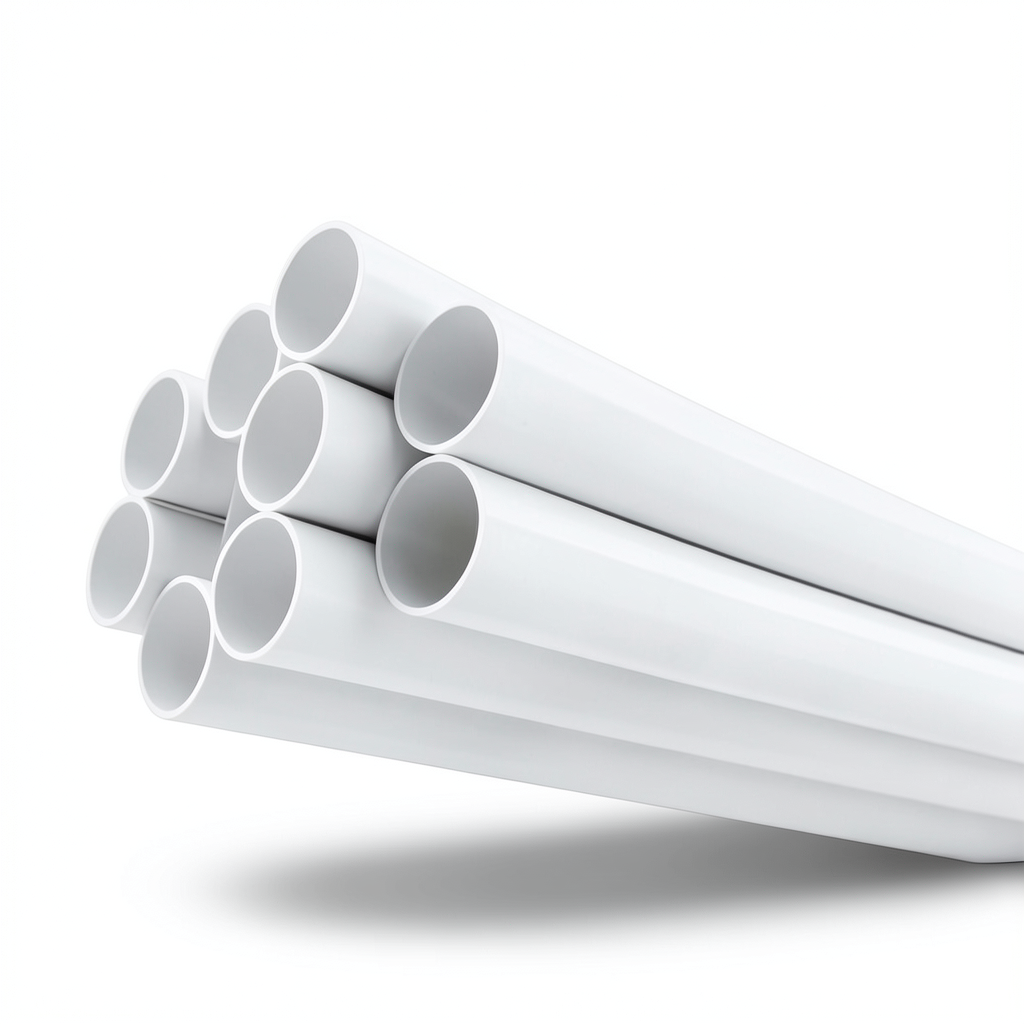 UPVC Pipes Nominal Pressure 8.6 Bar Size 1 1/2 inch Thickness 1.52 mm White