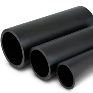 أنابيب HDPE الوطني ضغط 10 بار قطر خارجي 140 مم سمك 6.7 مم لون أسود