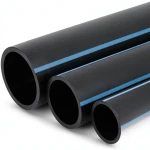 NPF HDPE Pipes Pressure 10 Bar Outside Diameter 160 mm Thickness 7.7 mm Black