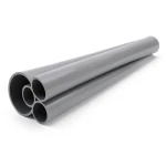 مواسير UPVC جدول 80 مقاس 3/4 إنش سمك 3.91 مم لون رمادي