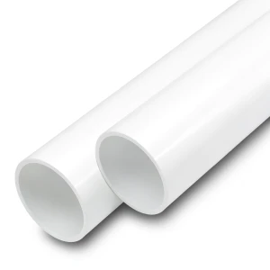 مواسير UPVC ضغط 16 بار قطر خارجي 140 مم سمك 8.3 مم لون أبيض