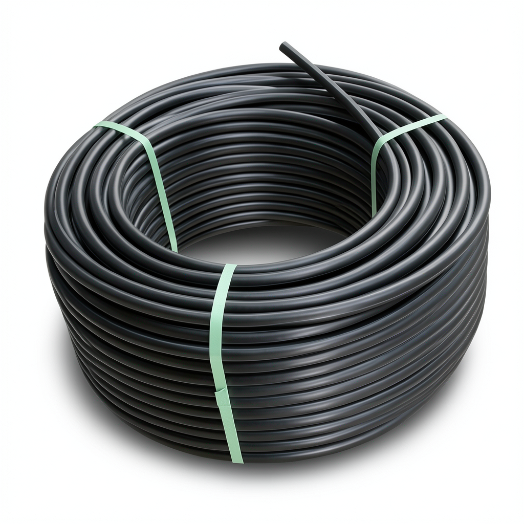 HDPE Coil Pipe Nominal Pressure 3.2 Bar PE 100 Size 140 mm SDR 41 Black