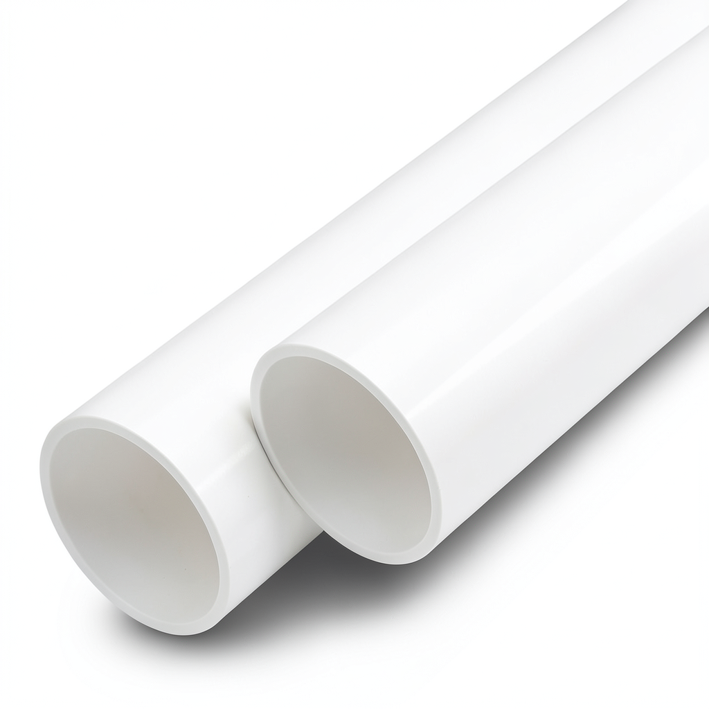 مواسير UPVC ضغط اسمي 16 بار قطر خارجي 160 مم سمك 9.5 مم لون أبيض