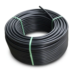 لفة أنابيب بلاستيك HDPE ضغط 3.2 بار PE 100، قطر خارجي 160 مم SDR 41، لون أسود