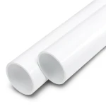 UPVC Pipes 16 Bar Pressure 180 mm Diameter 10.7 mm Thickness White