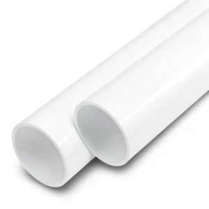مواسير UPVC ضغط 16 بار قطر خارجي 180 مم سمك 10.7 مم لون أبيض