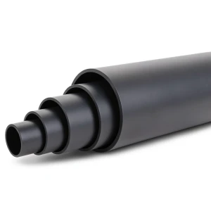مواسير HDPE ضغط 3.2 بار PE 100 قطر خارجي 180 مم SDR 41 لون أسود