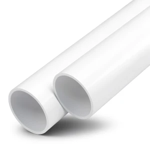 مواسير UPVC ضغط اسمي 16 بار قطر خارجي 200 مم سمك 11.9 مم لون أبيض