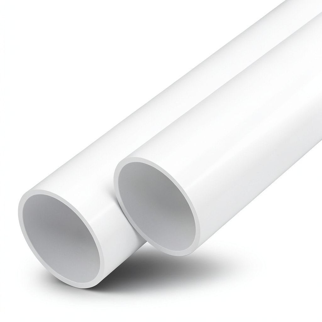 مواسير UPVC ضغط اسمي 16 بار قطر خارجي 200 مم سمك 11.9 مم لون أبيض