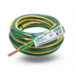 سلك تأريض نحاس مجدول 1.5 mm 450/750 فولت عزل PVC أخضر/أصفر | مجموعة كابلات الرياض