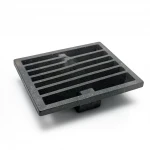 غطاء فتحة أرضي مستطيل من الحديد الزهر GRC-3011 (حمولة 40 طن)