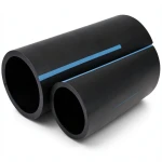 NPF HDPE Pipes Pressure 16 Bar Outside Diameter 140 mm Thickness 10.4 mm Black