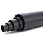 مواسير HDPE ضغط اسمي 3.2 بار PE 100 قطر خارجي 200 مم SDR 41 لون أسود