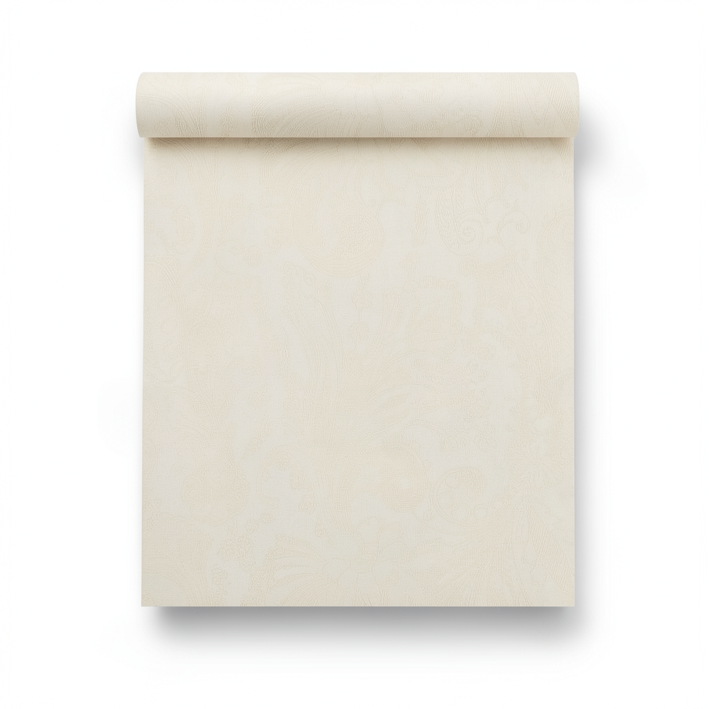 Italian Patterned Wall Covering 10m x 0.73m Light Beige, Model 56814
