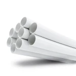 انابيب UPVC جدول 40 مقاس 8 إنش سمك 8.18 مم لون أبيض