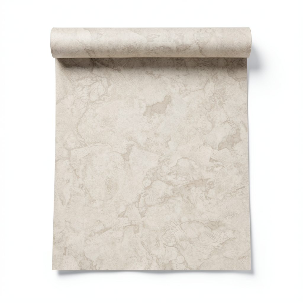 Wall Decoration Patterned Design 10 m x 1.06 m Beige, Model 82843