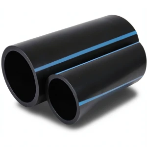 NPF HDPE Pipes Pressure 16 Bar Outside Diameter 200 mm Thickness 14.9 mm Black