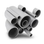 انابيب UPVC جدول 80 مقاس 1/2 إنش سمك 3.73 مم لون رمادي