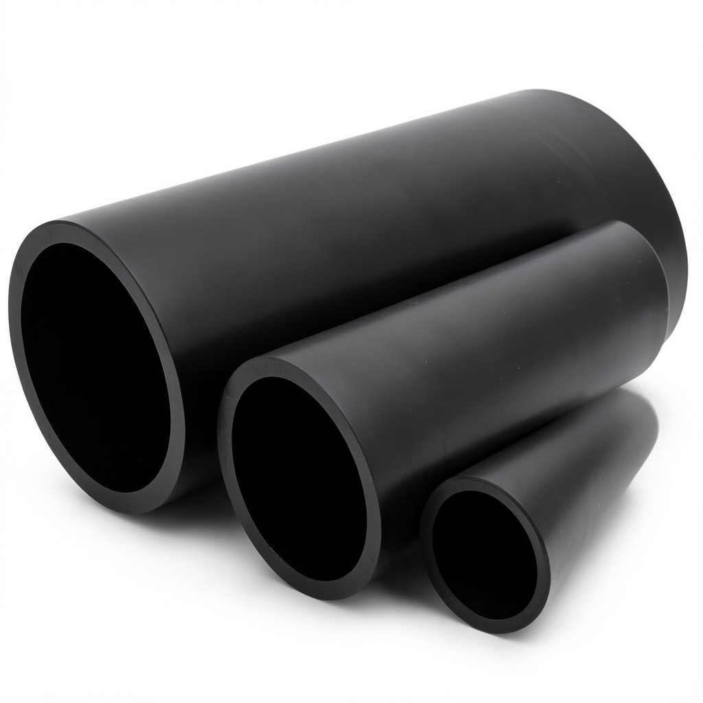 مواسير HDPE الوطني لشبكات المياه ضغط 16 بار قطر خارجي 225 مم سمك 16.7 مم لون أسود