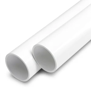 مواسير UPVC ضغط 20 بار قطر خارجي 110 مم سمك 8.1 مم لون أبيض