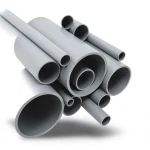 انابيب UPVC جدول 80 مقاس 1 1/4 إنش سمك 4.85 مم لون رمادي