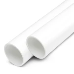 UPVC Pipes Nominal Pressure 8.6 Bar Size 1 1/2 inch Thickness 1.5 mm White