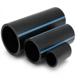 NPF HDPE Pipes Pressure 10 Bar Outside Diameter 355 mm Thickness 16.9 mm Black