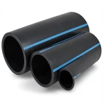NPF HDPE Pipes Pressure 10 Bar Outside Diameter 400 mm Thickness 19.1 mm Black