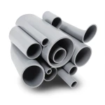 مواسير UPVC جدول 80 مقاس 2 إنش سمك 5.54 مم لون رمادي